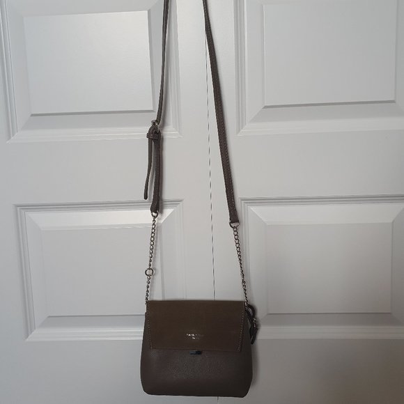 David Jones suede crossbody bag - EUC - Picture 3 of 4